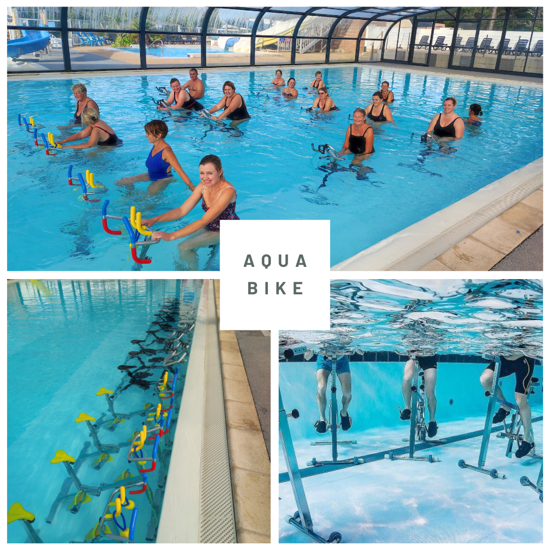 Cours d'aquabike à Erdeven Morbihan Bretagne - COURS D'Ô